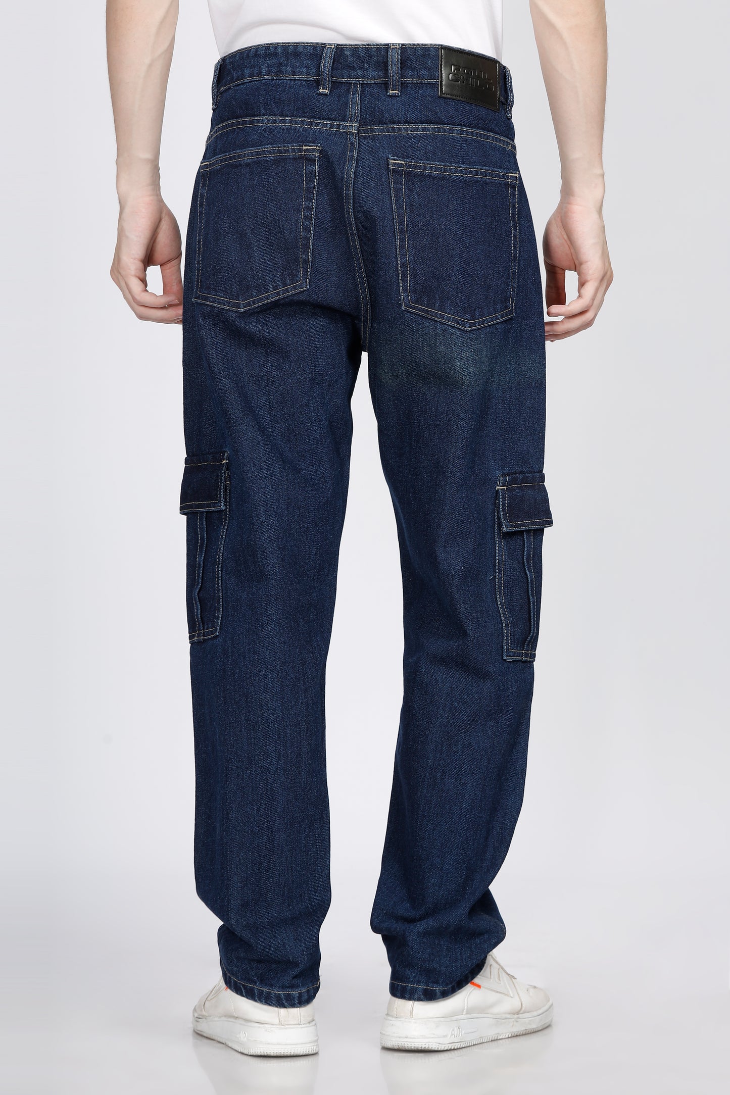 6 Pocket Cargo Dark Blue Jeans