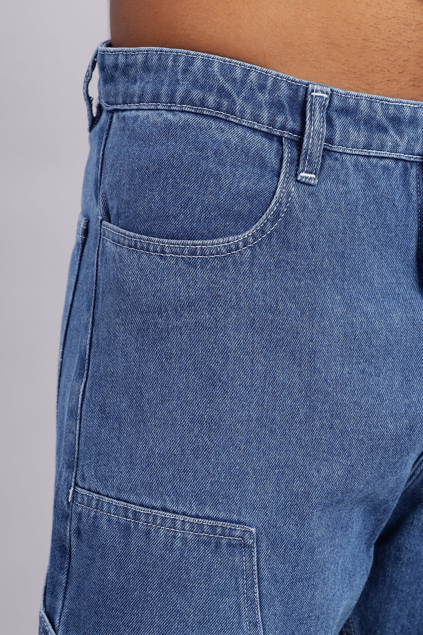 Vintage Blue Carpenter Denim Jorts