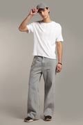 Vintage Ice Blue Wide Leg Jeans