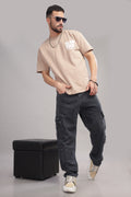 8 Pocket Cargo Denim | Baggy Fit Jeans | Dark Grey