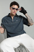 Boxy Fit Zipper Shirt
