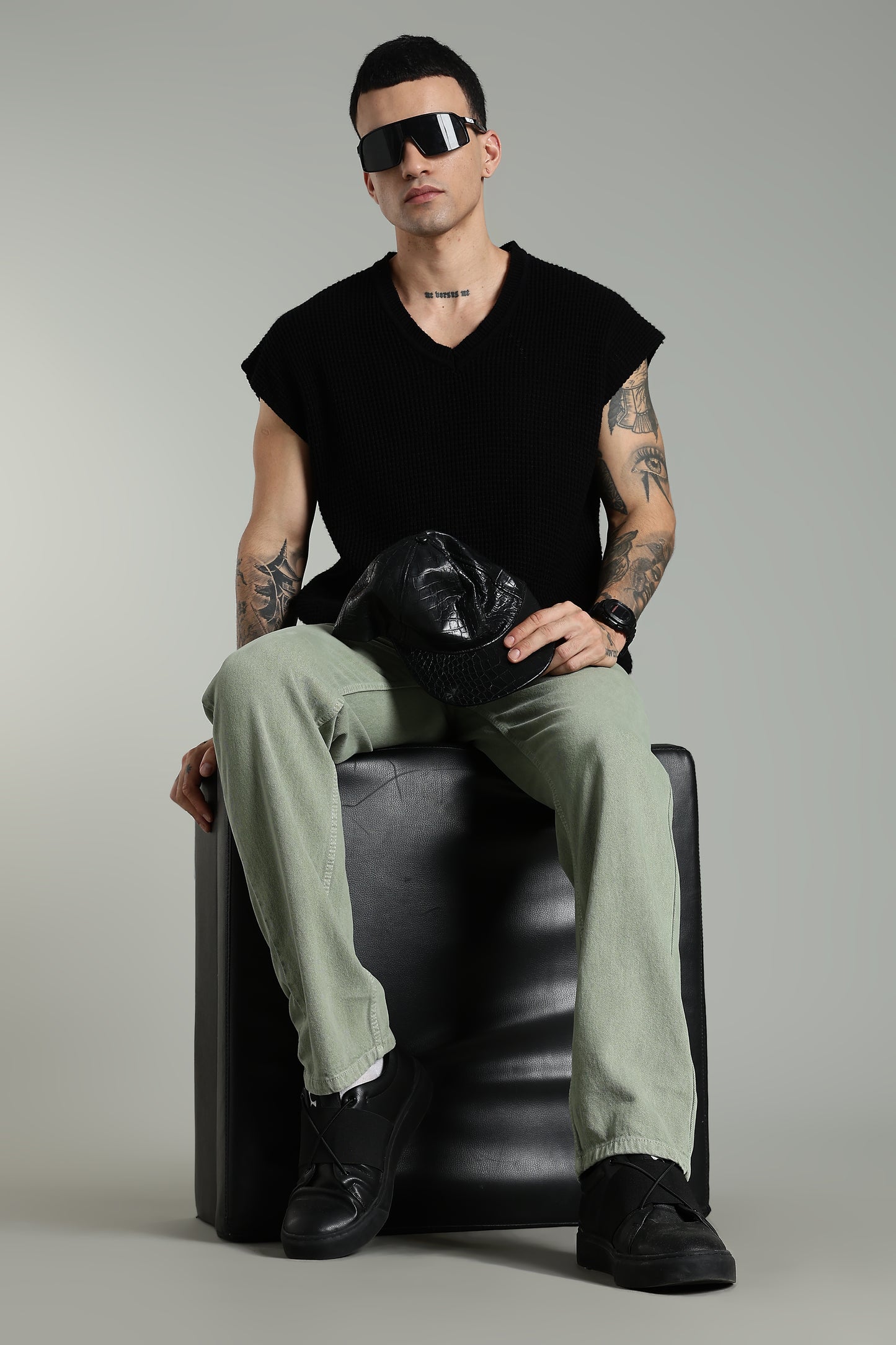 Mint Green Baggy Jeans