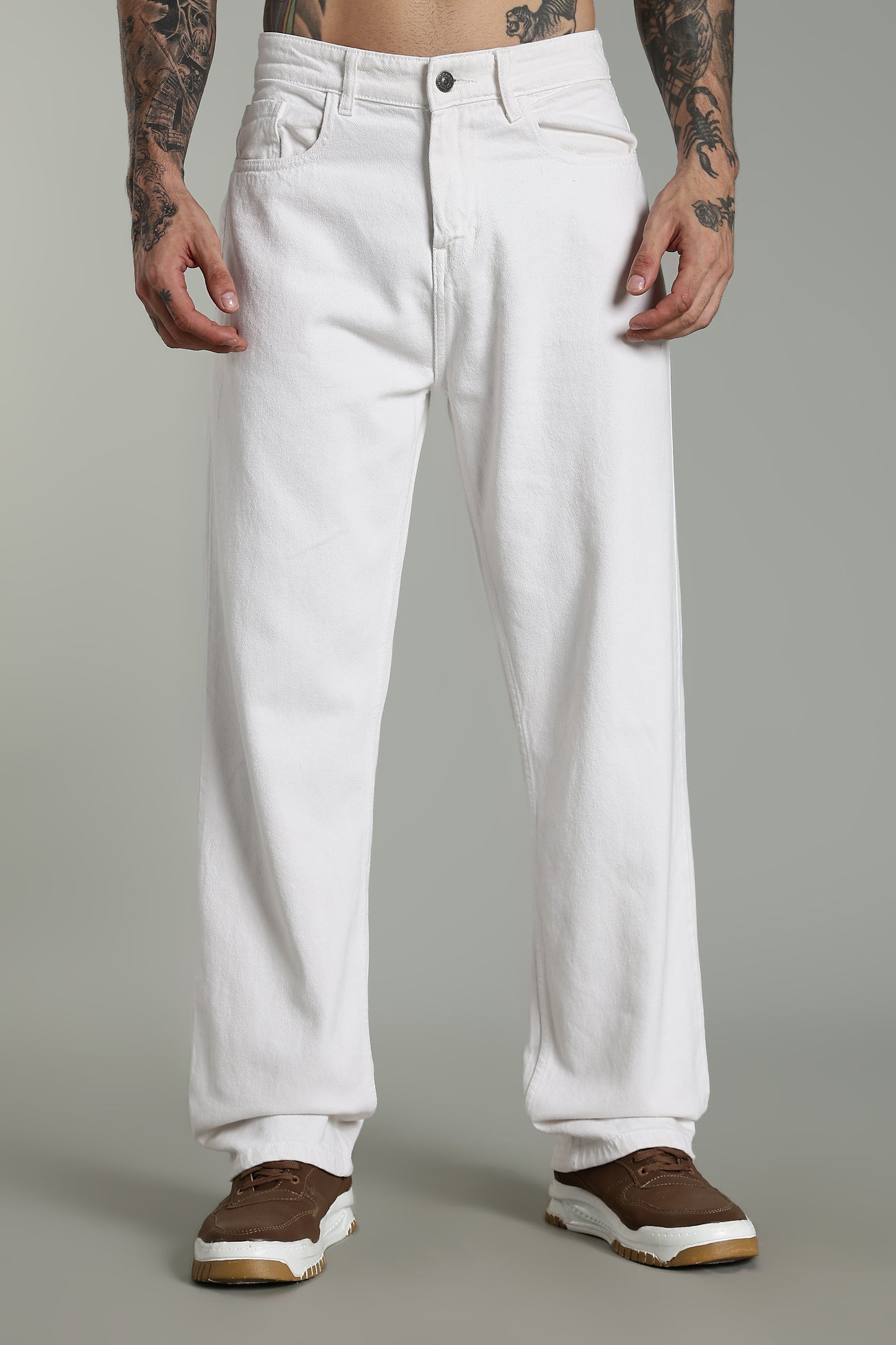 White Baggy Jeans