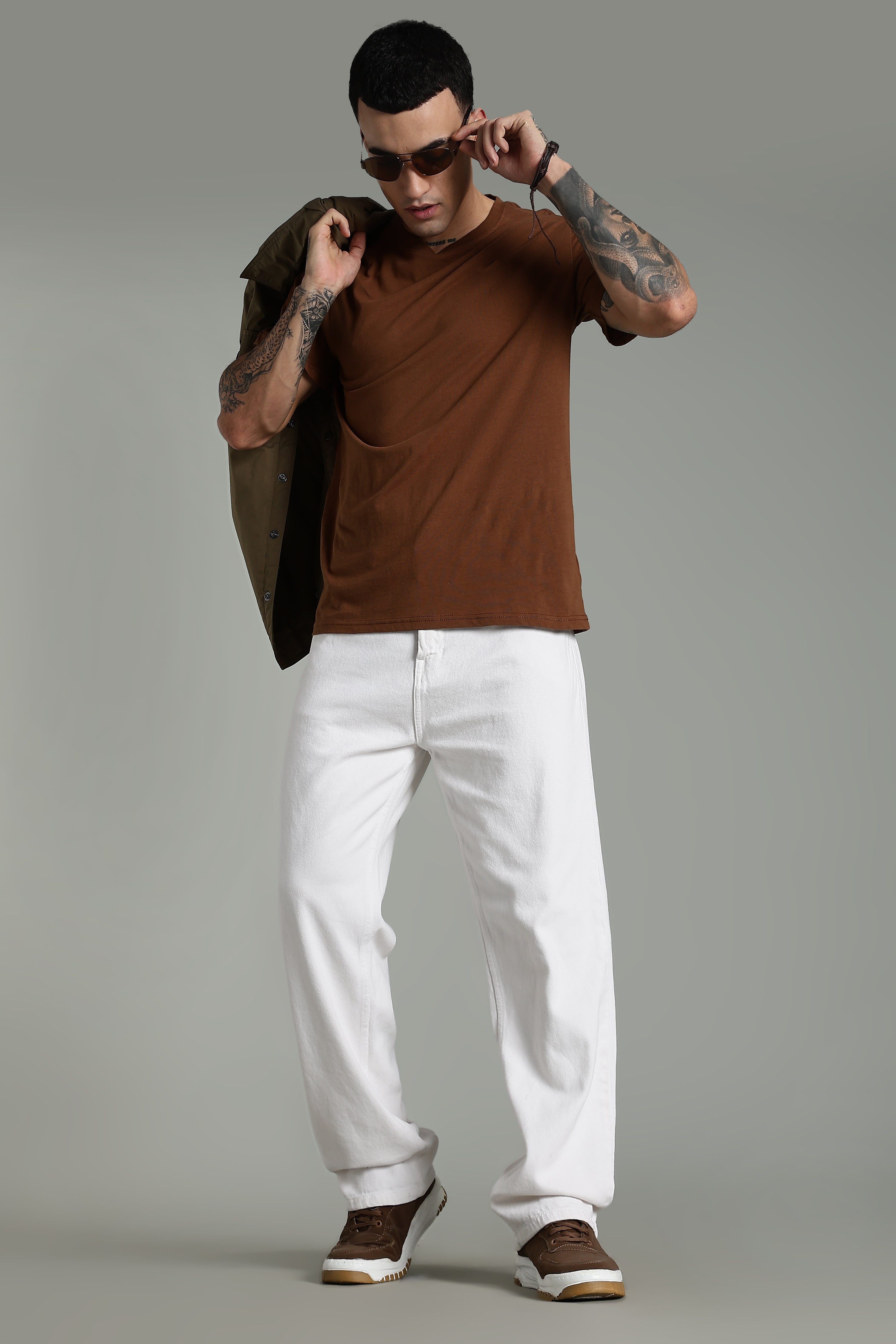 White Baggy Jeans