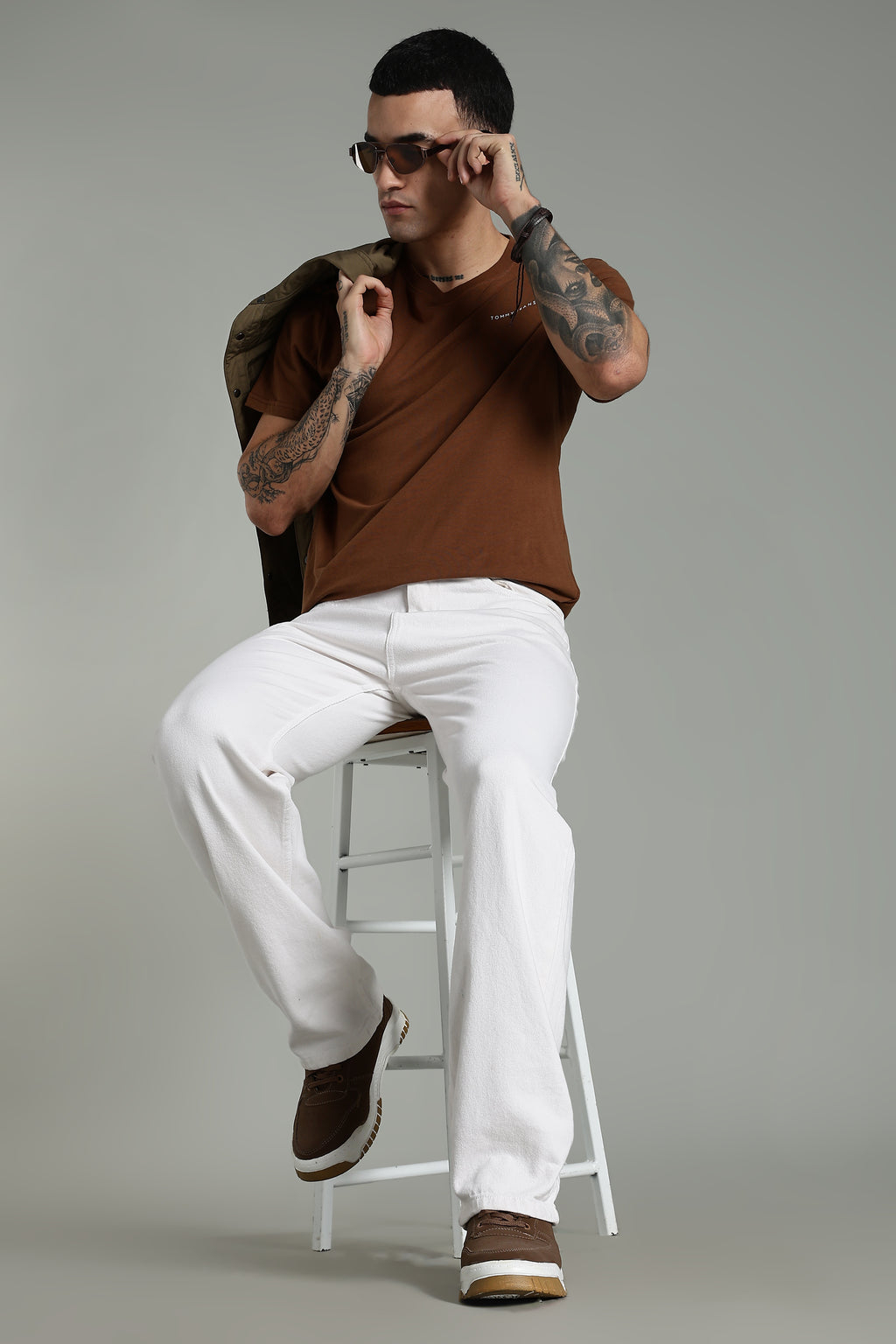 White Baggy Jeans