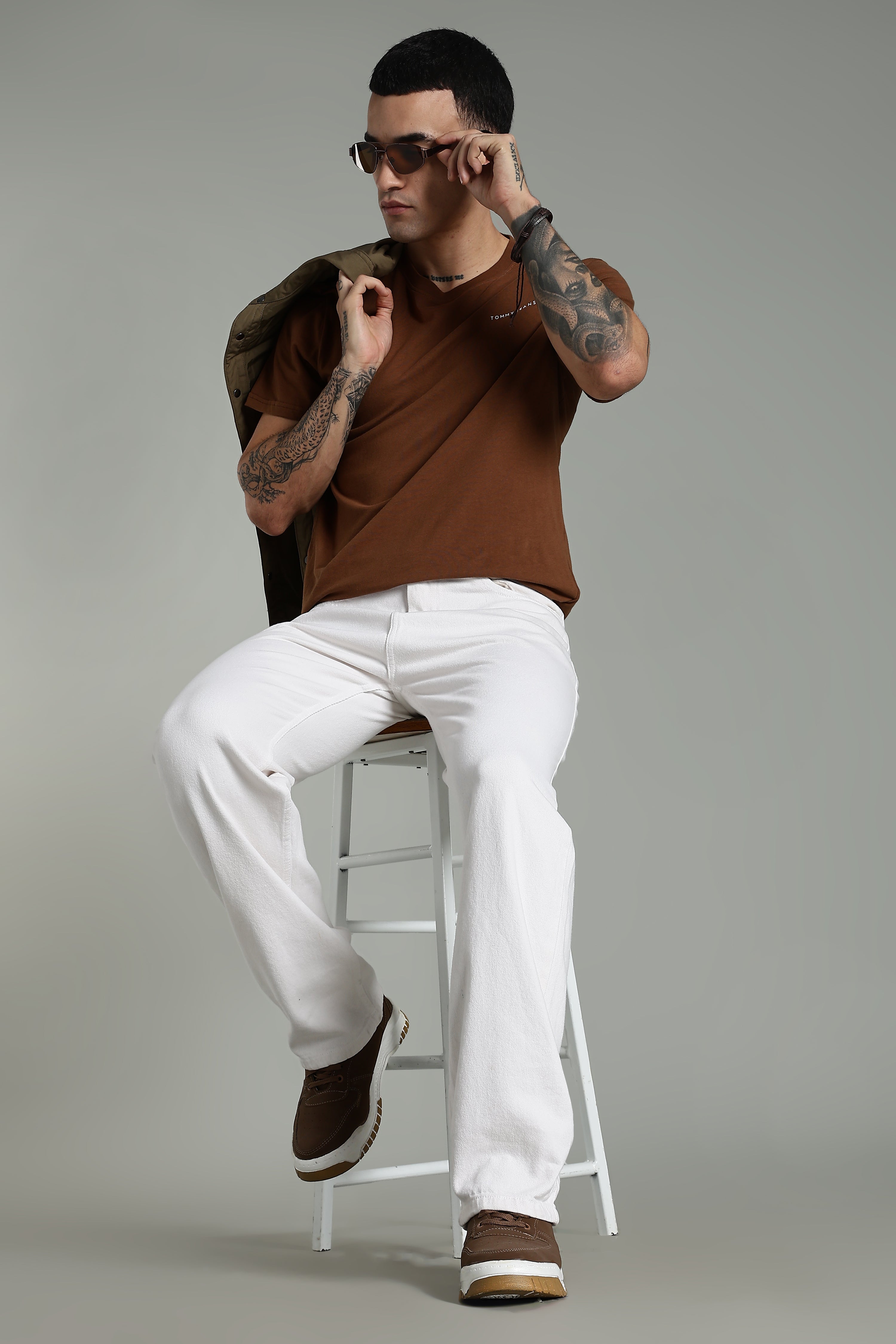 White Baggy Jeans