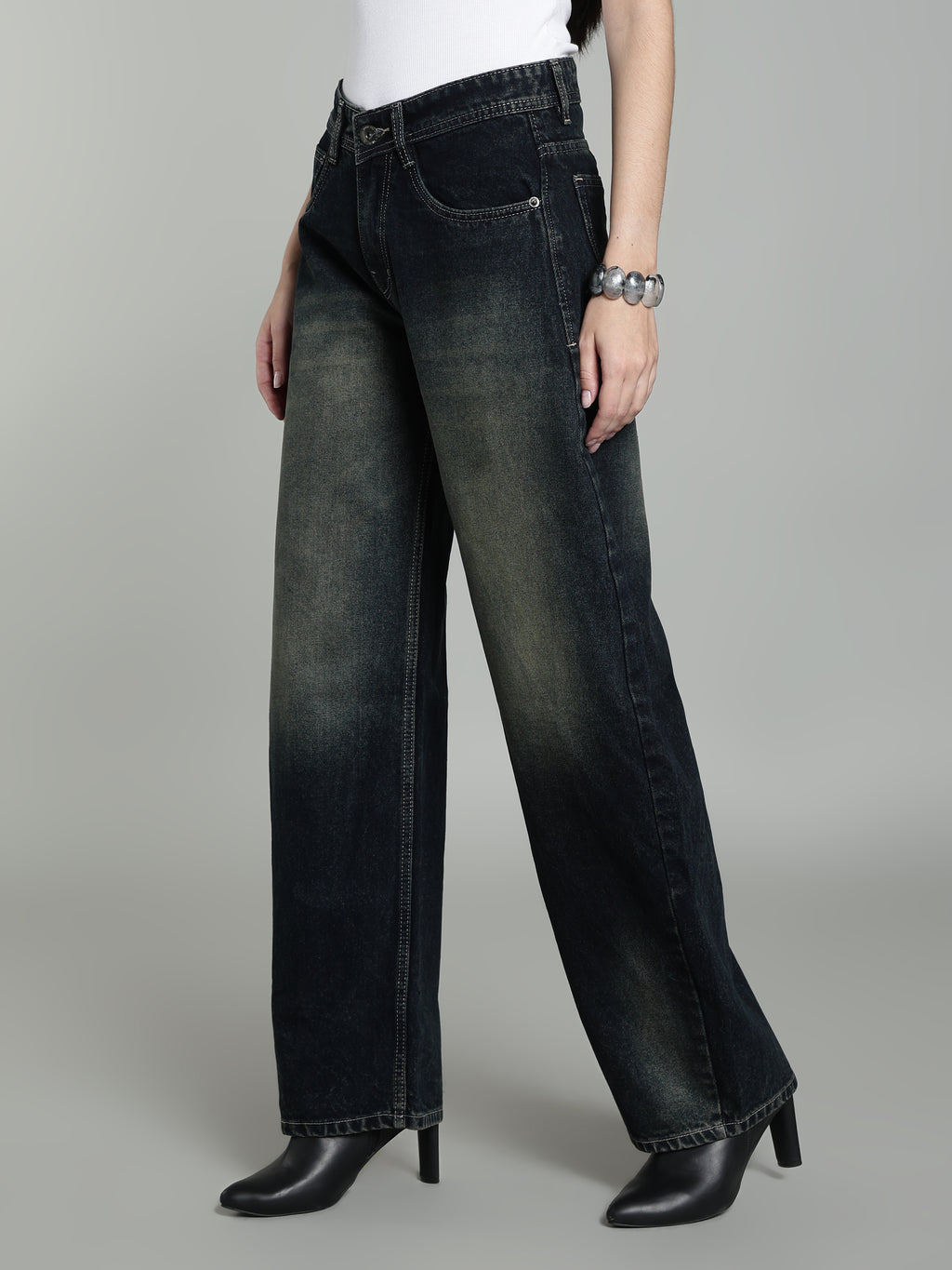 Barrel Fit | Dark Indigo with Tint