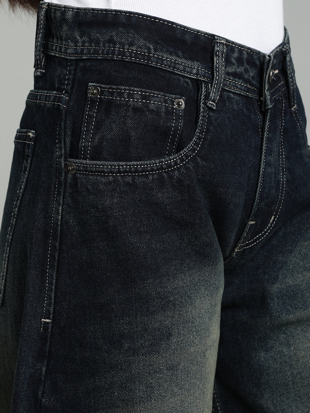 Barrel Fit | Dark Indigo with Tint
