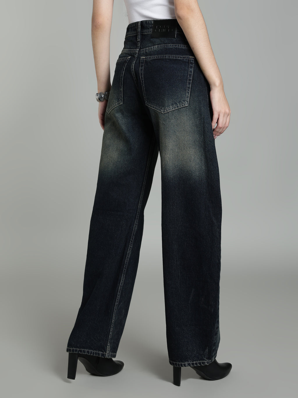 Barrel Fit | Dark Indigo with Tint