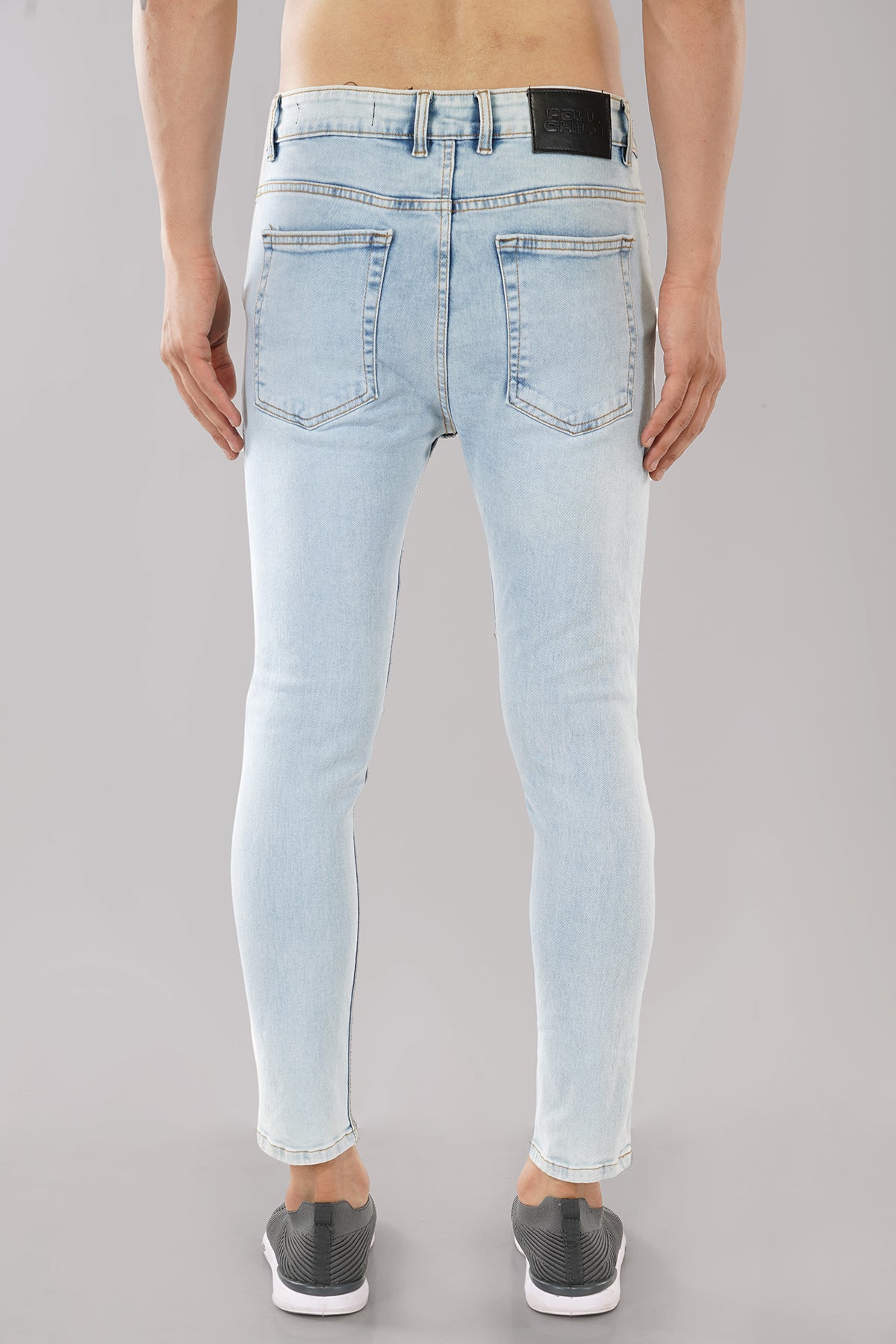 Ripped Skinny Light Blue Jeans