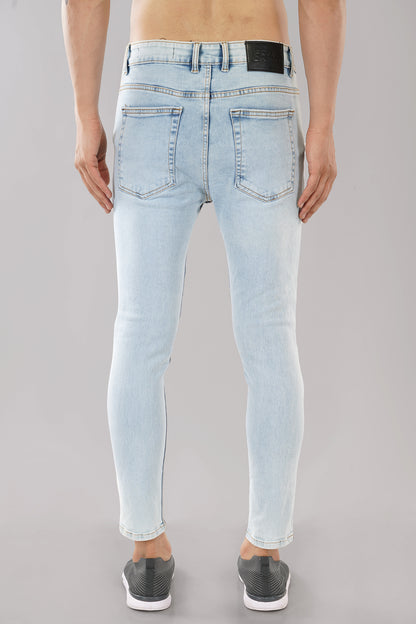 Ripped Skinny Light Blue Jeans