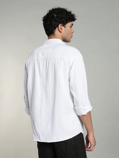 White Oversized/Relax Fit Shirt