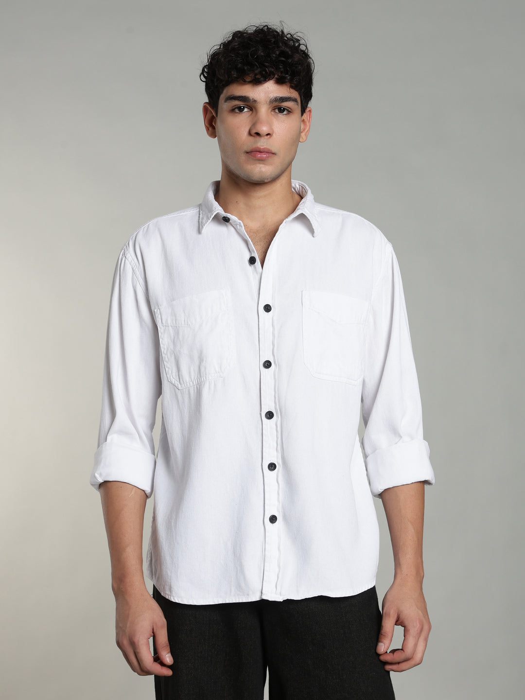 White Oversized/Relax Fit Shirt