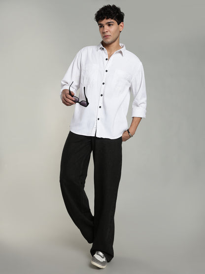 White Oversized/Relax Fit Shirt