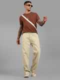 Beige Carpenter Jeans