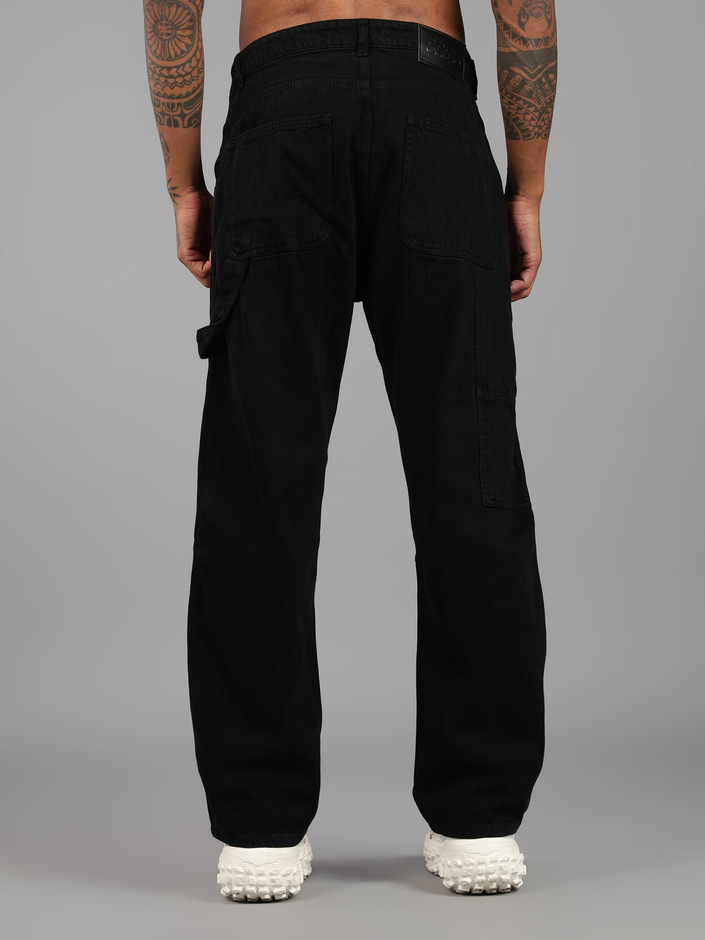 Black Utility Carpenter Jeans