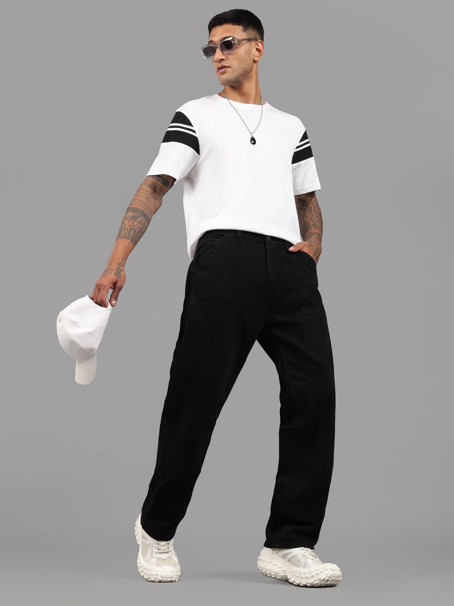 Black Utility Carpenter Jeans