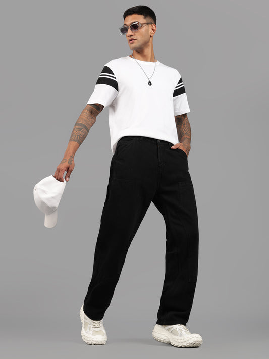 Black Utility Carpenter Jeans