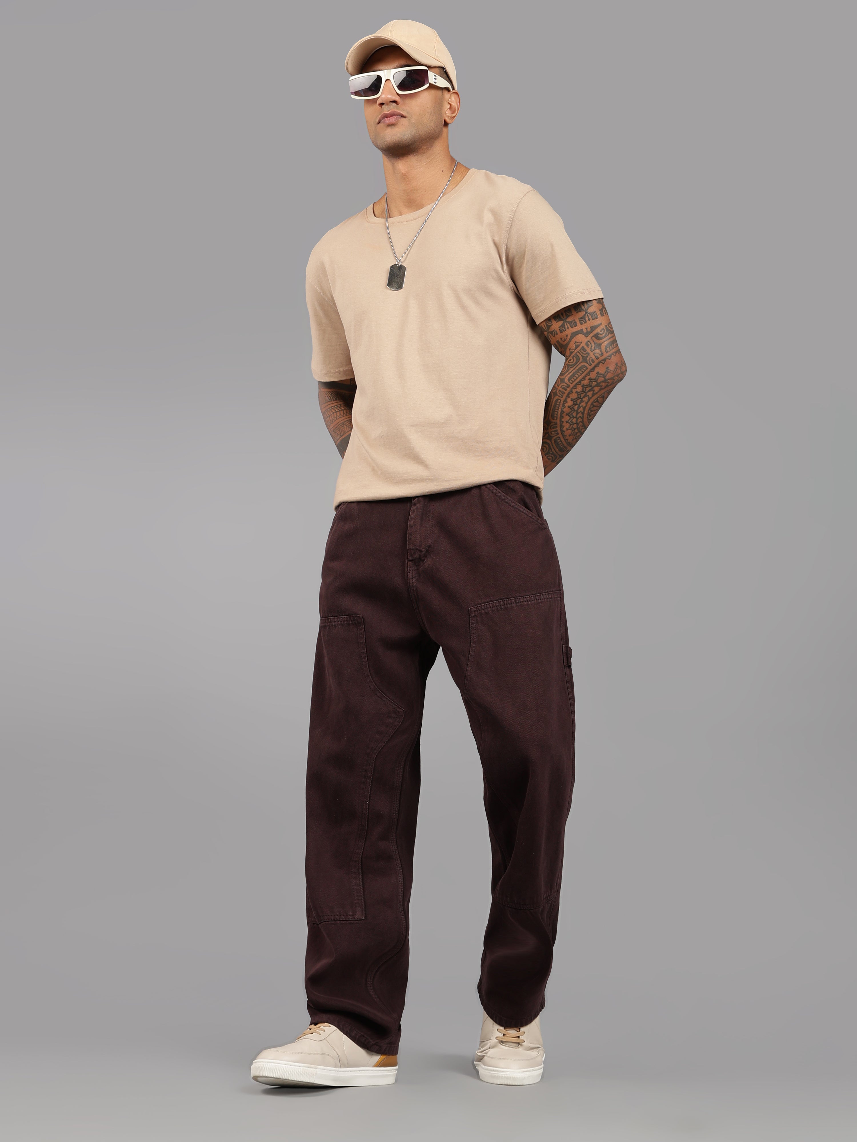 Brown Carpenter Utility Jeans
