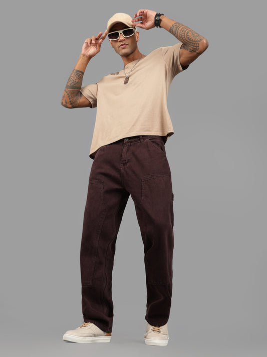 Brown Carpenter Utility Jeans