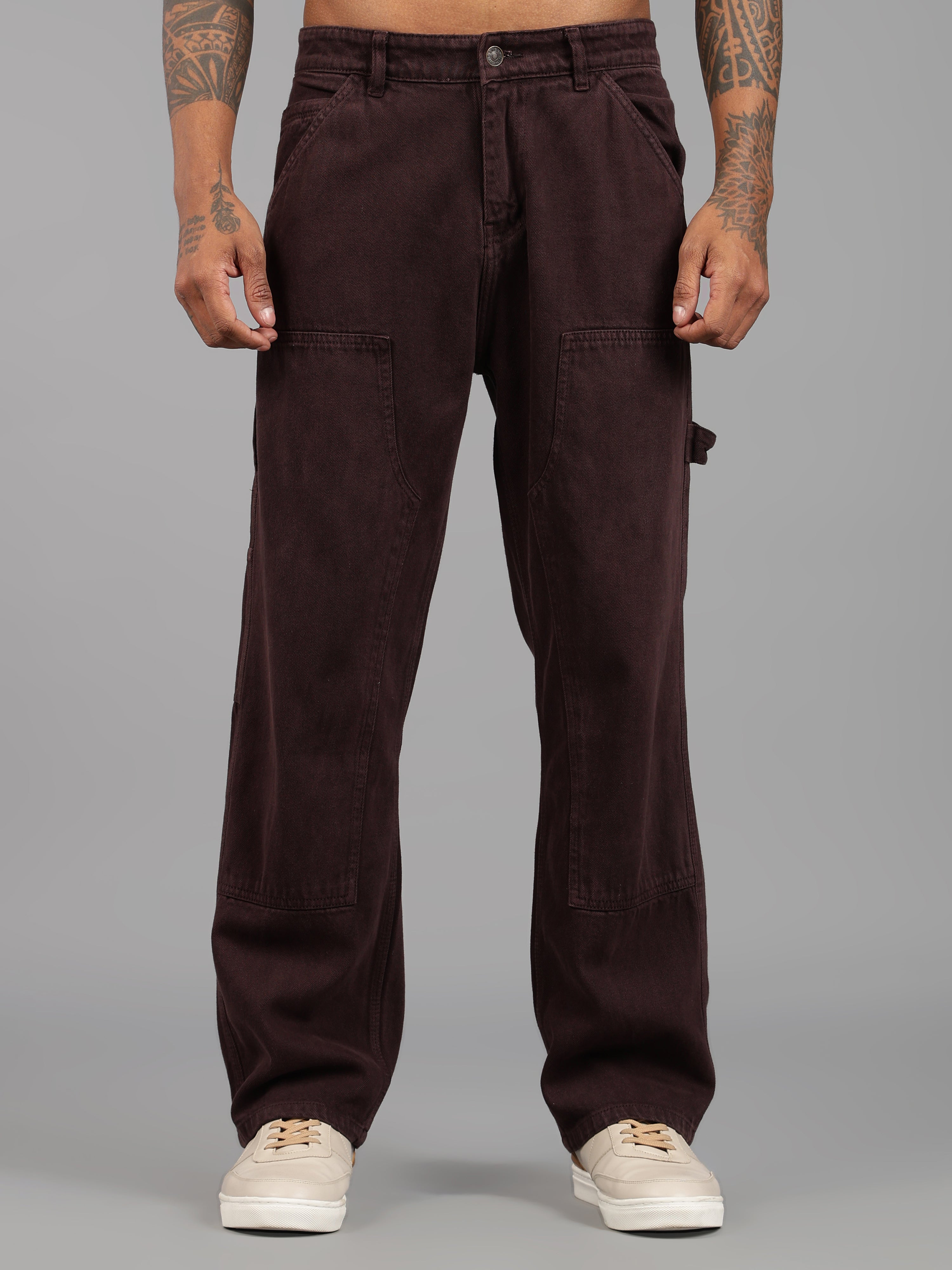 Brown Carpenter Utility Jeans