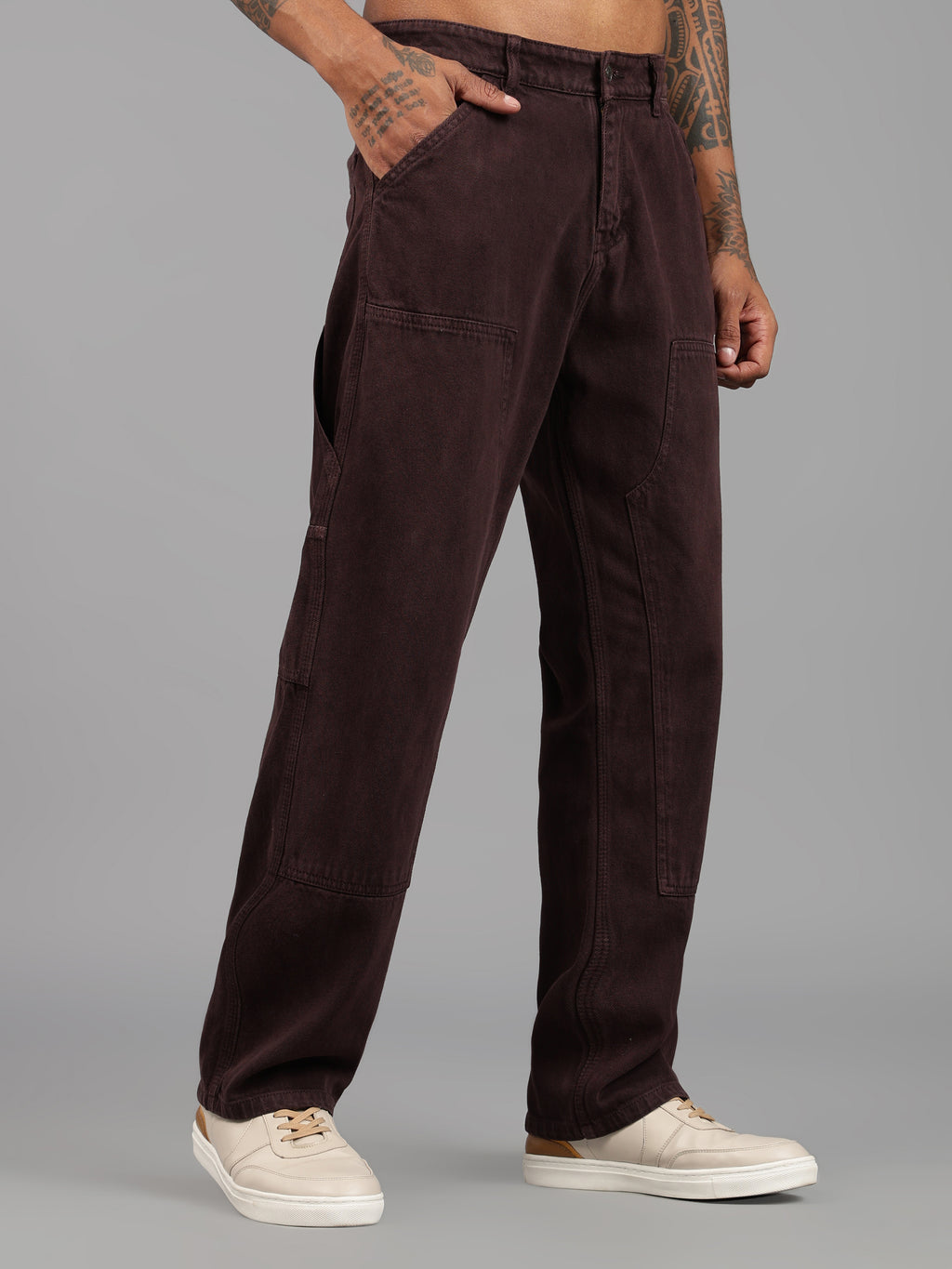 Brown Carpenter Utility Jeans