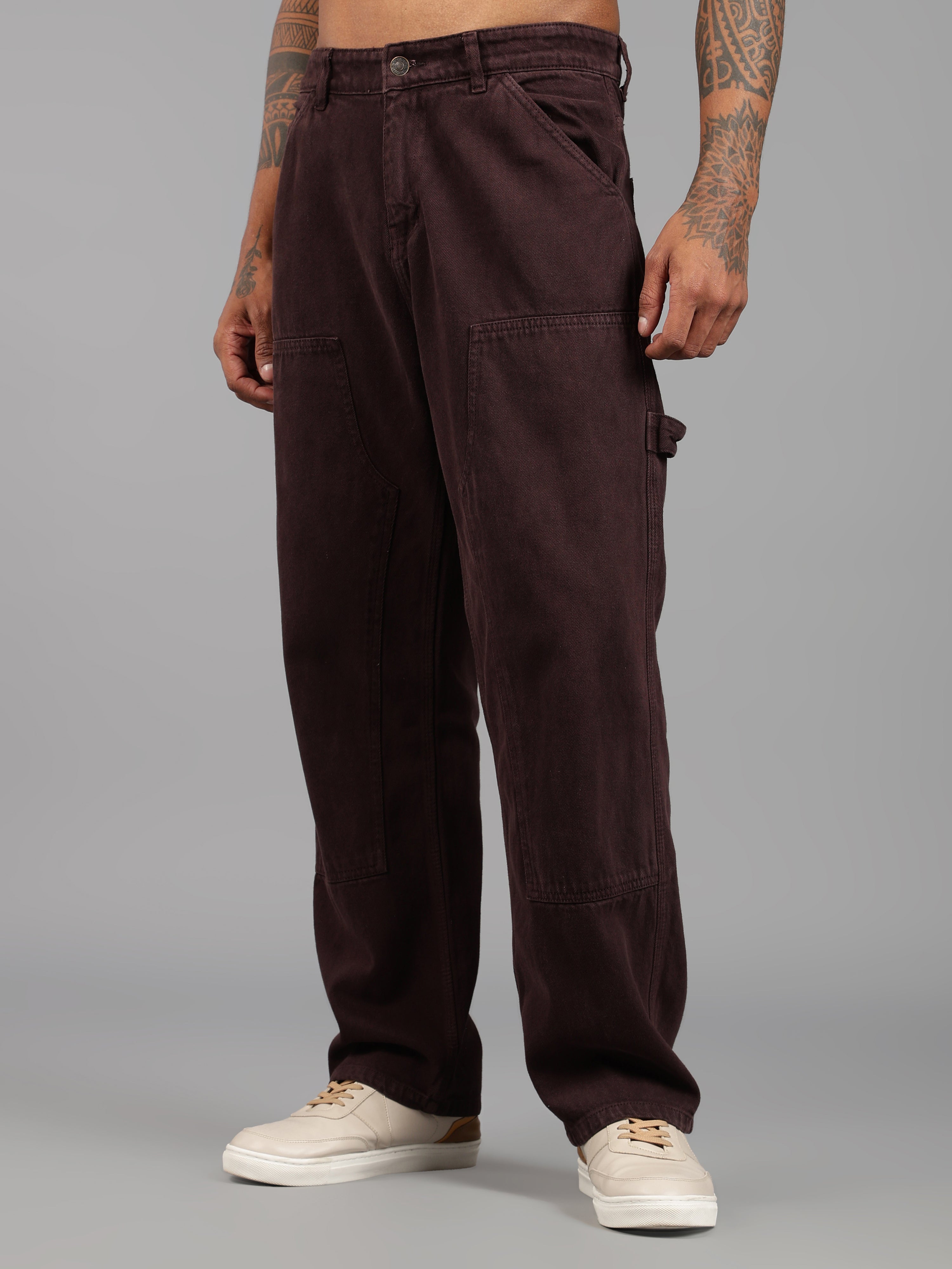 Brown Carpenter Utility Jeans
