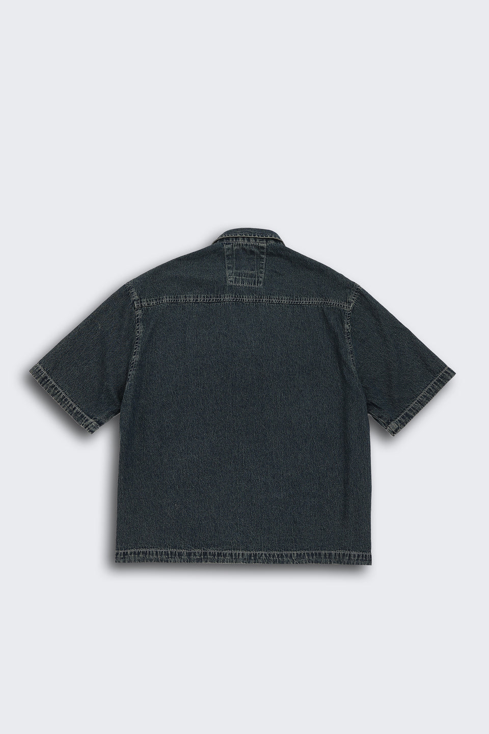 Boxy Fit Zipper Shirt