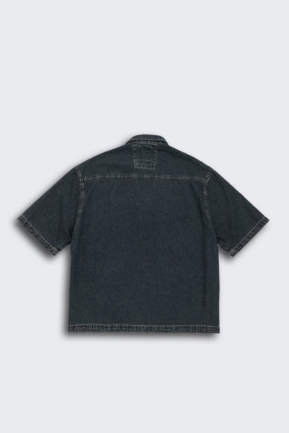 Boxy Fit Zipper Shirt