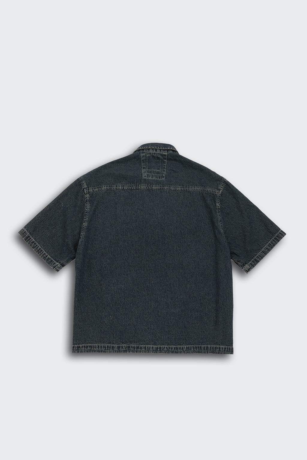 Boxy Fit Zipper Shirt