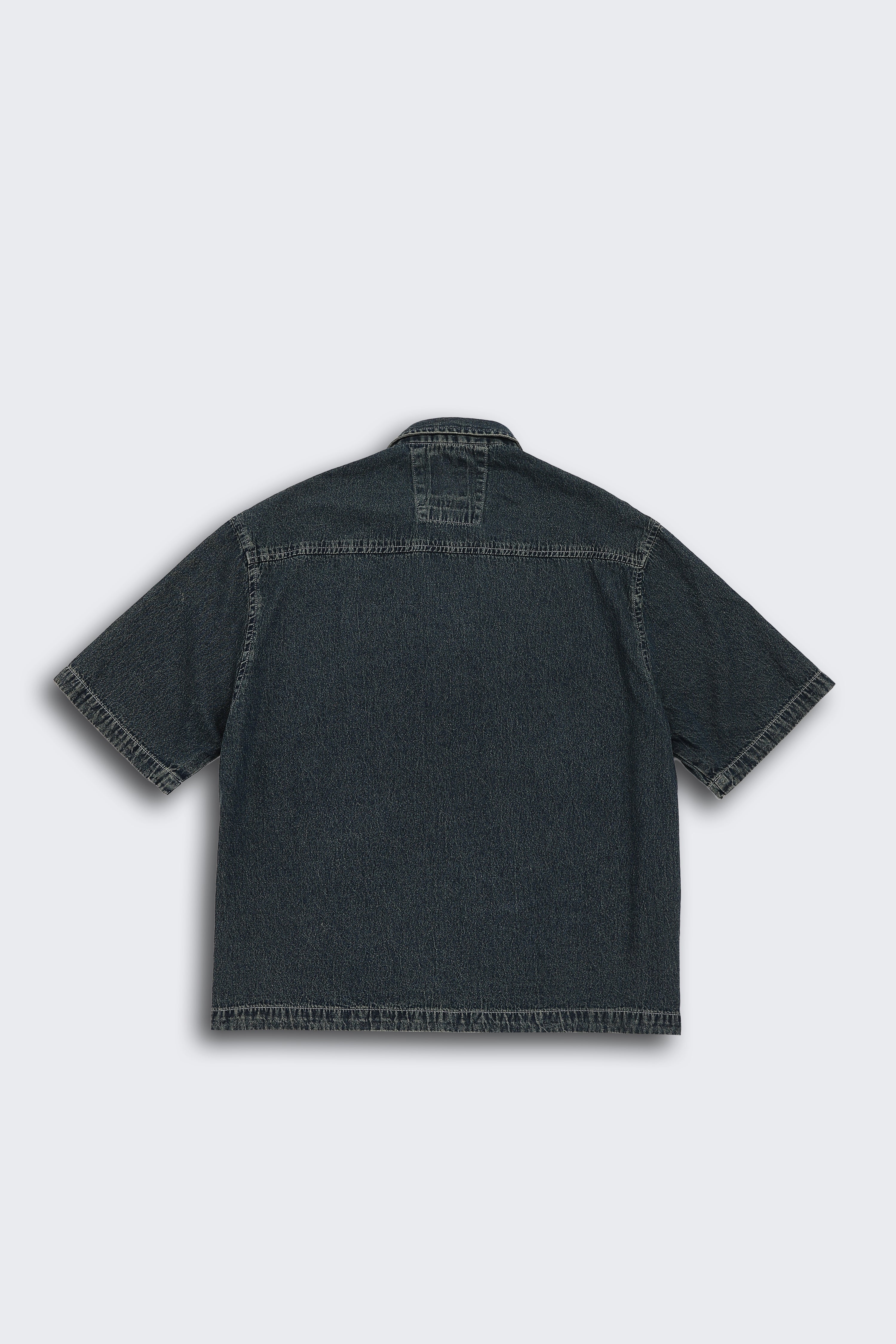 Boxy Fit Zipper Shirt