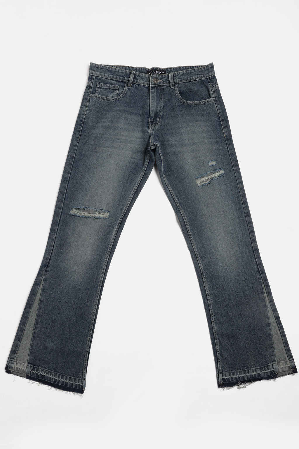 Men's Blue Flared Jeans