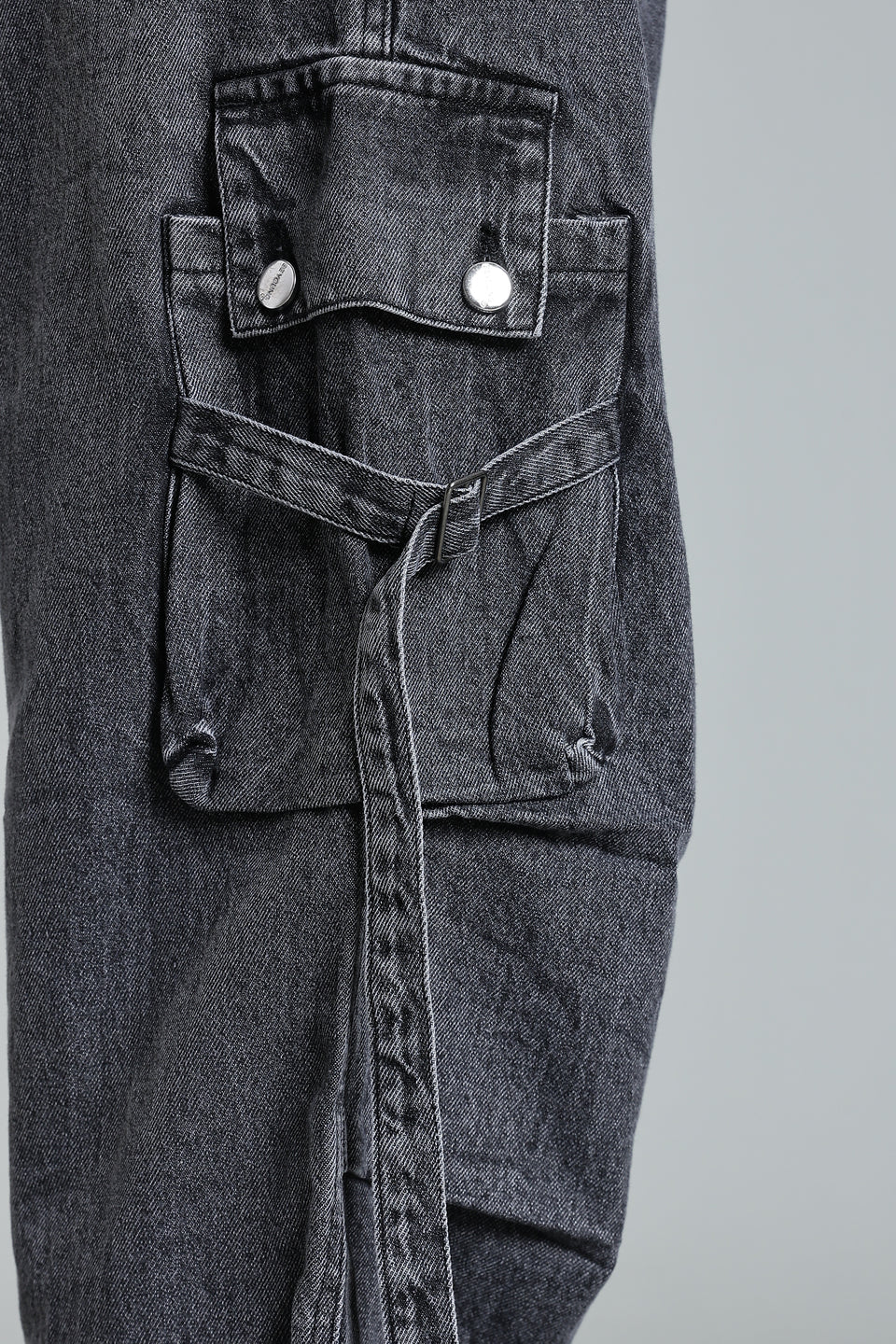 Dark grey 6-Pocket Cargo Jogger - Baggy Fit