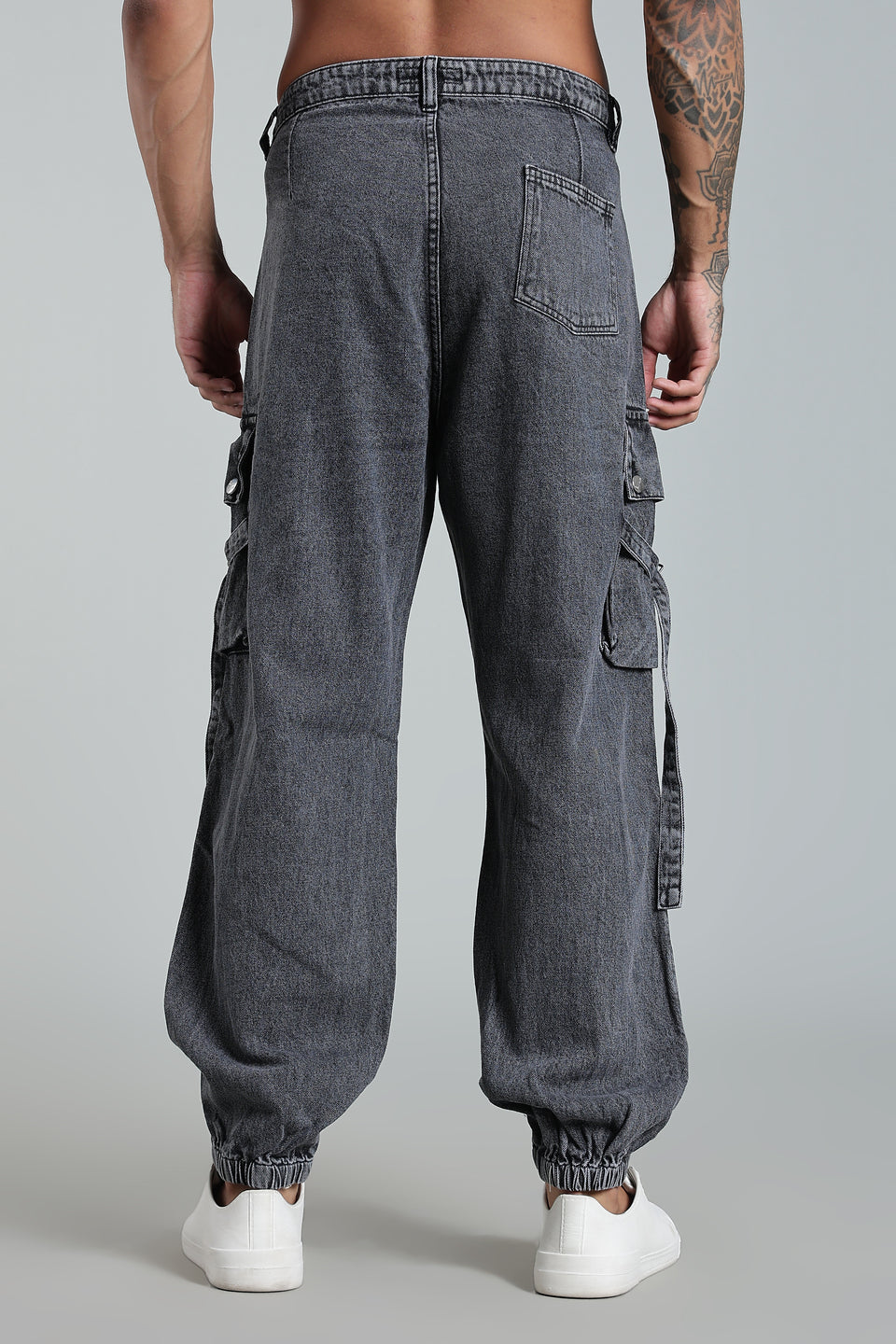 Dark grey 6-Pocket Cargo Jogger - Baggy Fit