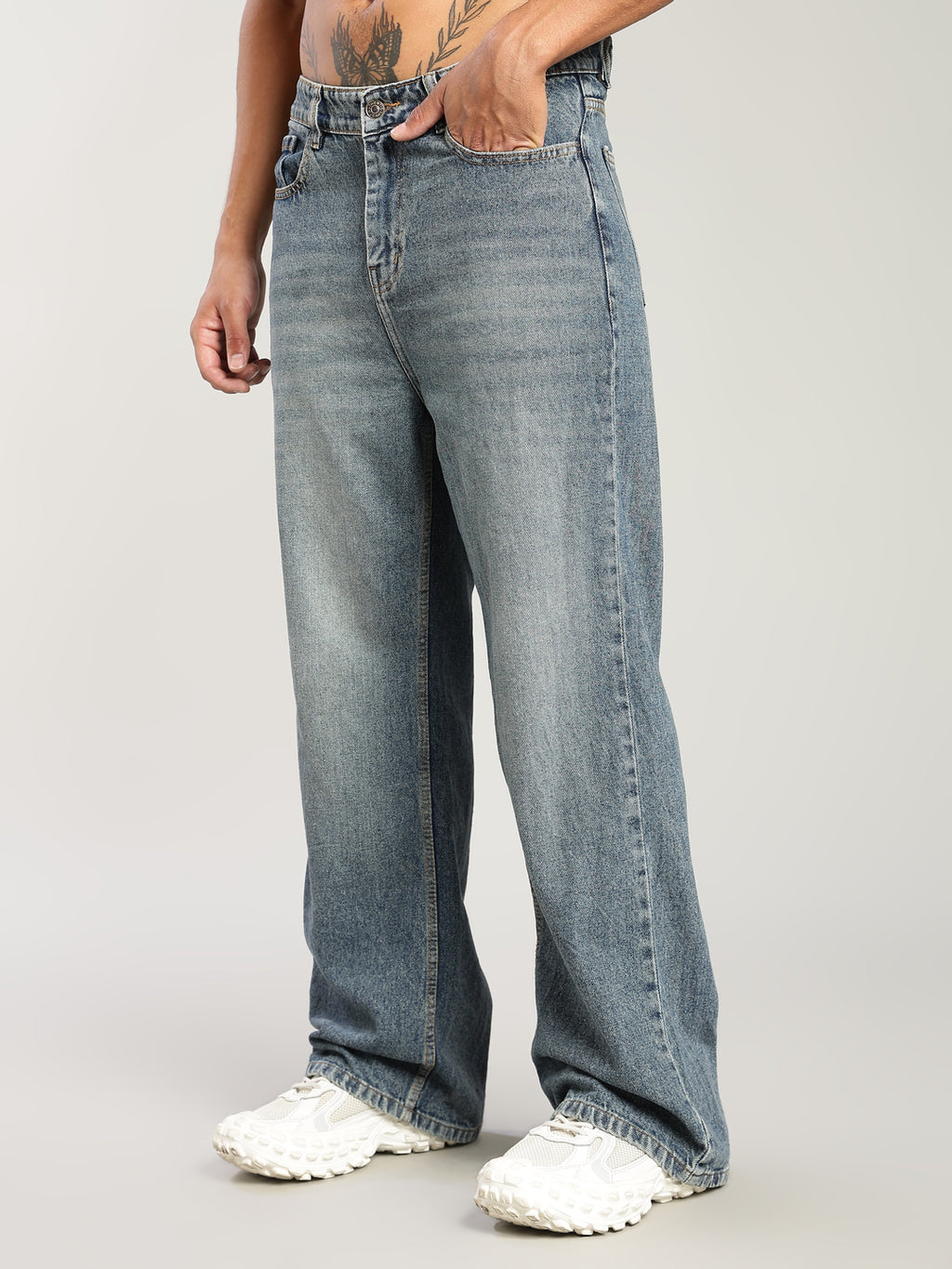 Men's Wide Leg Jeans