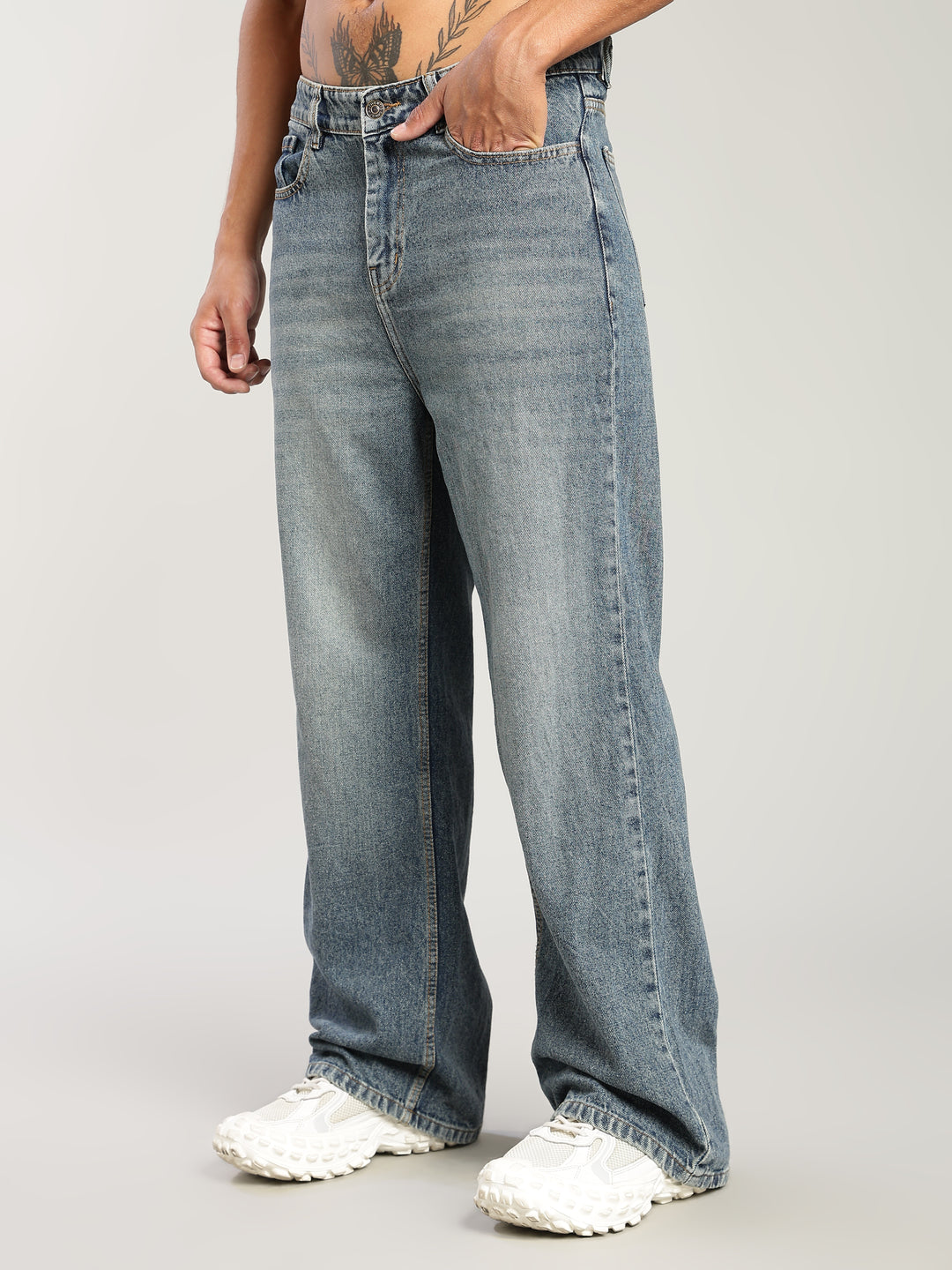 Men's Wide Leg Jeans
