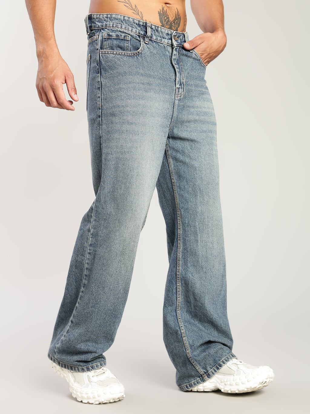Men's Wide Leg Jeans