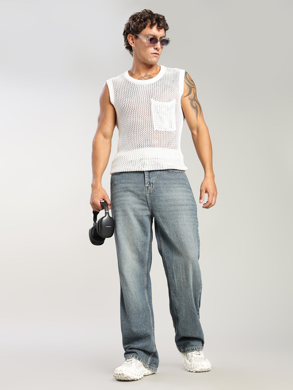 Men's Wide Leg Jeans