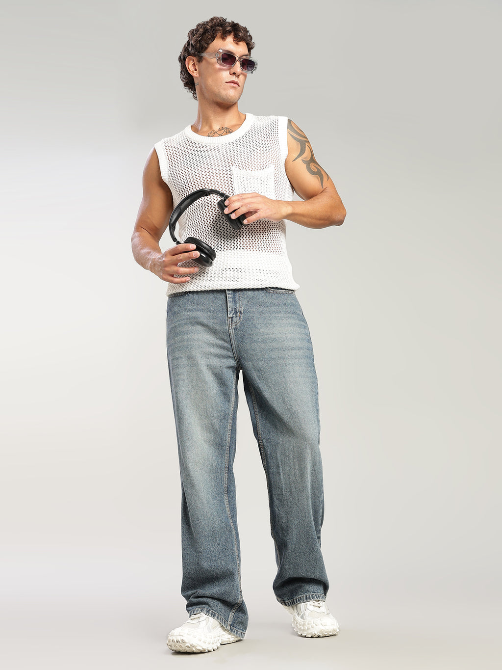 Men's Wide Leg Jeans