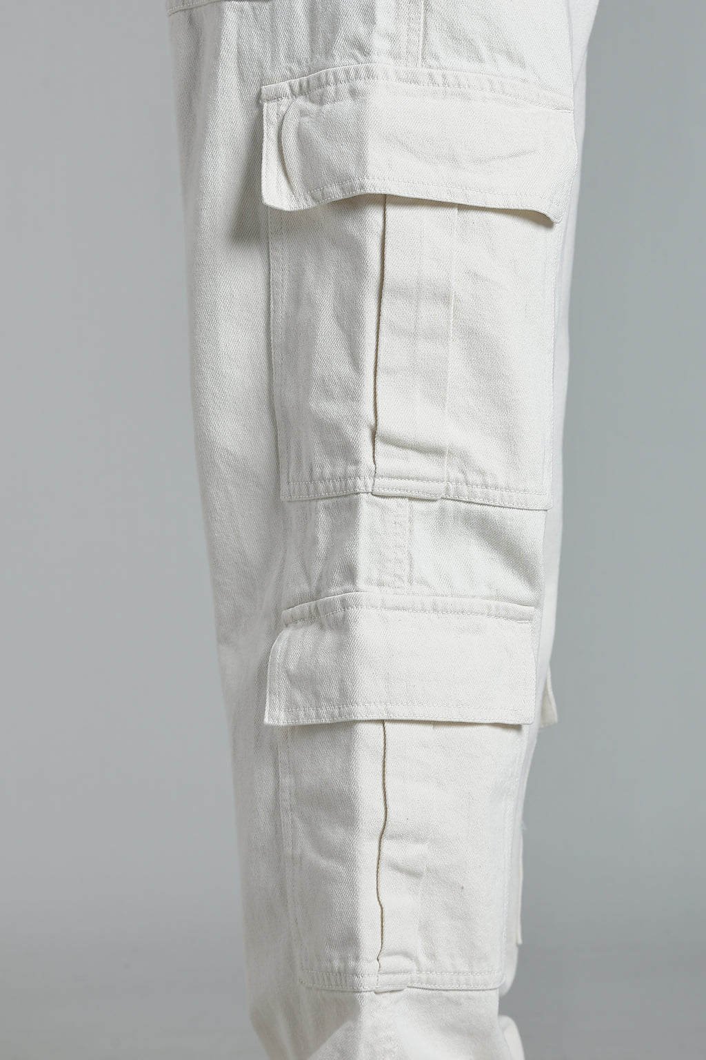 8 Pocket Cargo Denim | Baggy Fit Jeans | Off-White