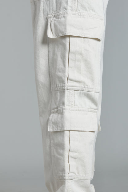 8 Pocket Cargo Denim | Baggy Fit Jeans | Off-White