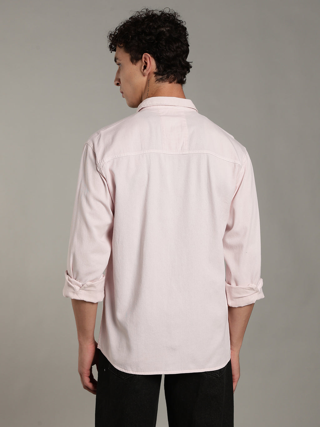 Pink Oversized/ Relax Fit Shirt