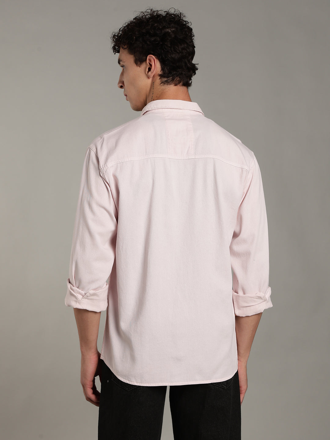Pink Oversized/ Relax Fit Shirt
