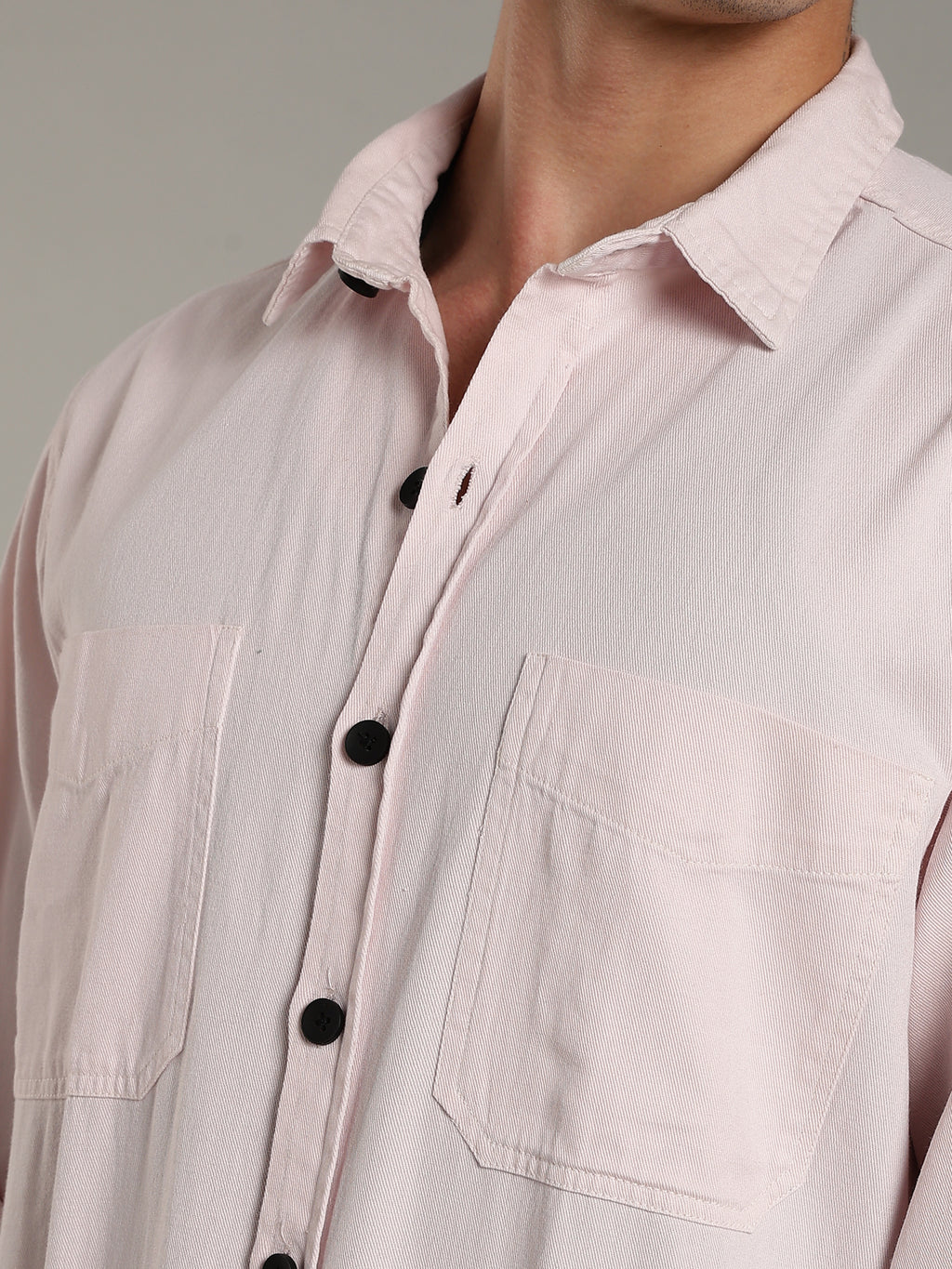 Pink Oversized/ Relax Fit Shirt