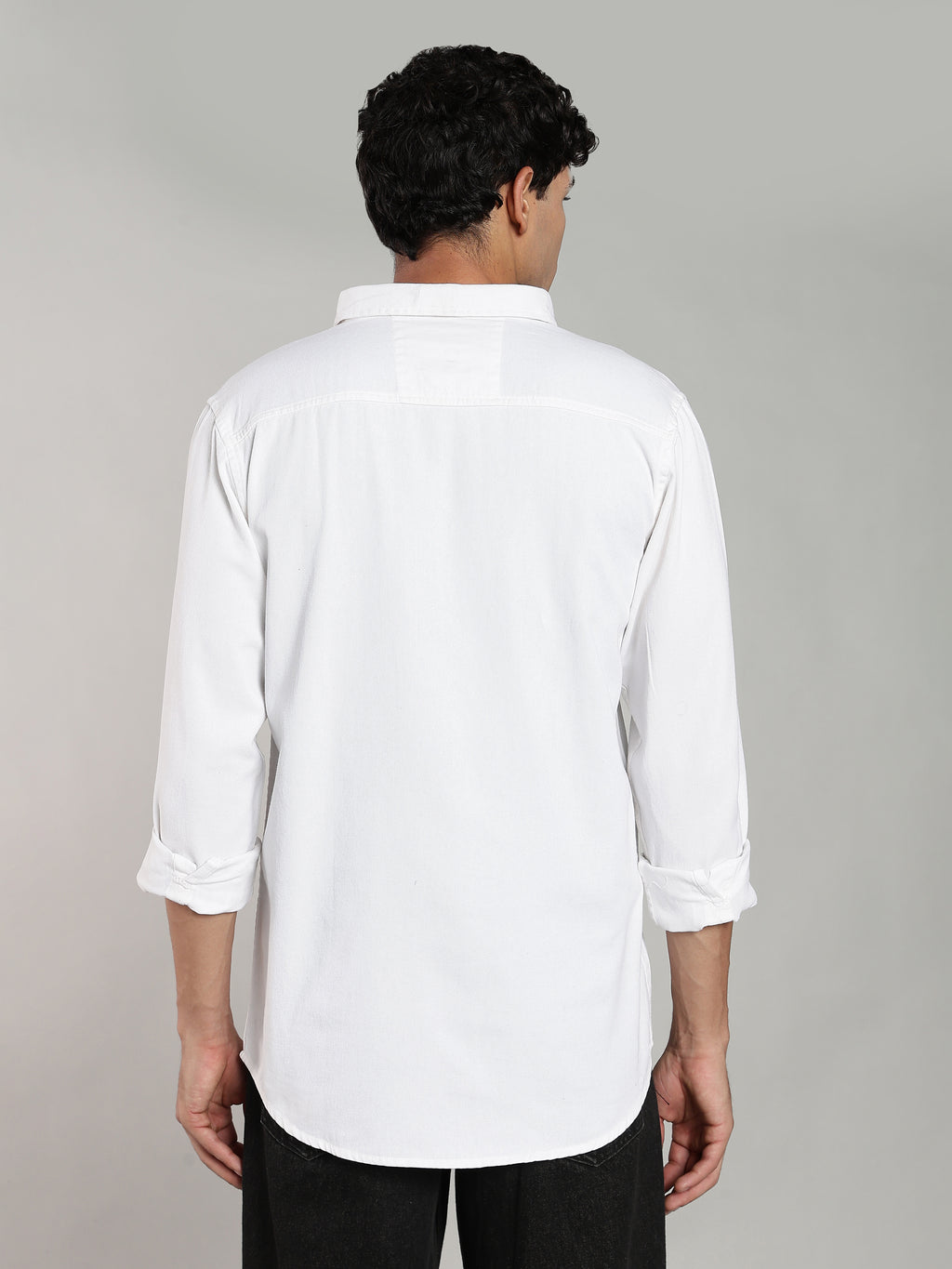White cotton Shirt | Regular Fit