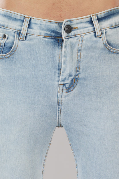 Ripped Skinny Light Blue Jeans