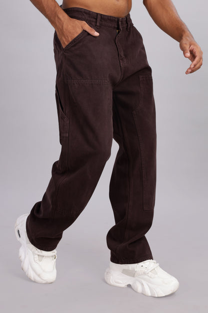 Brown Carpenter Utility Jeans