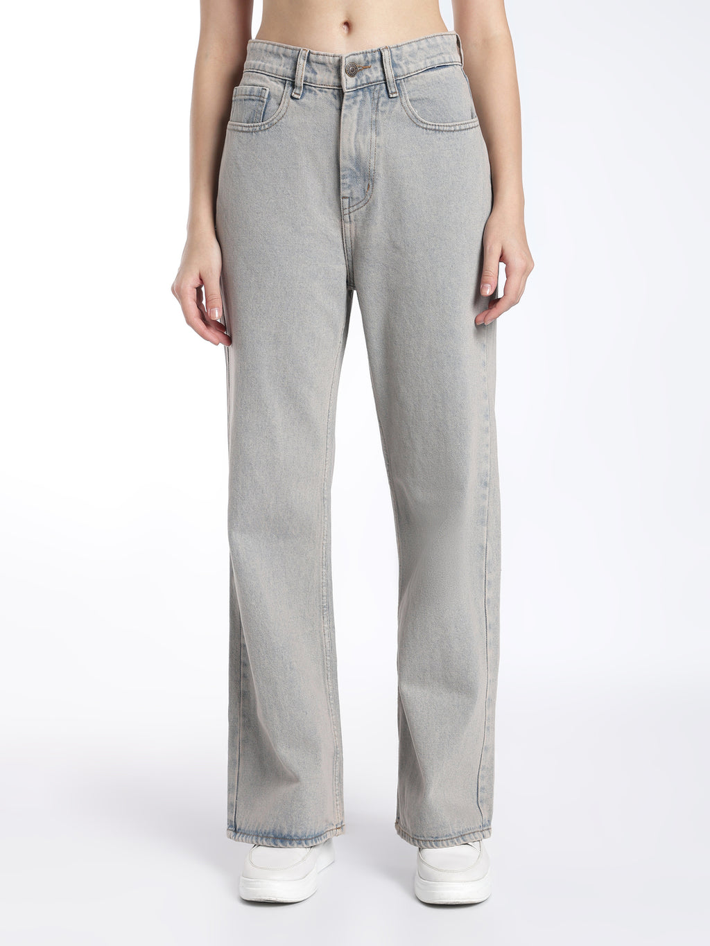 Light Blue Wide Leg Jeans