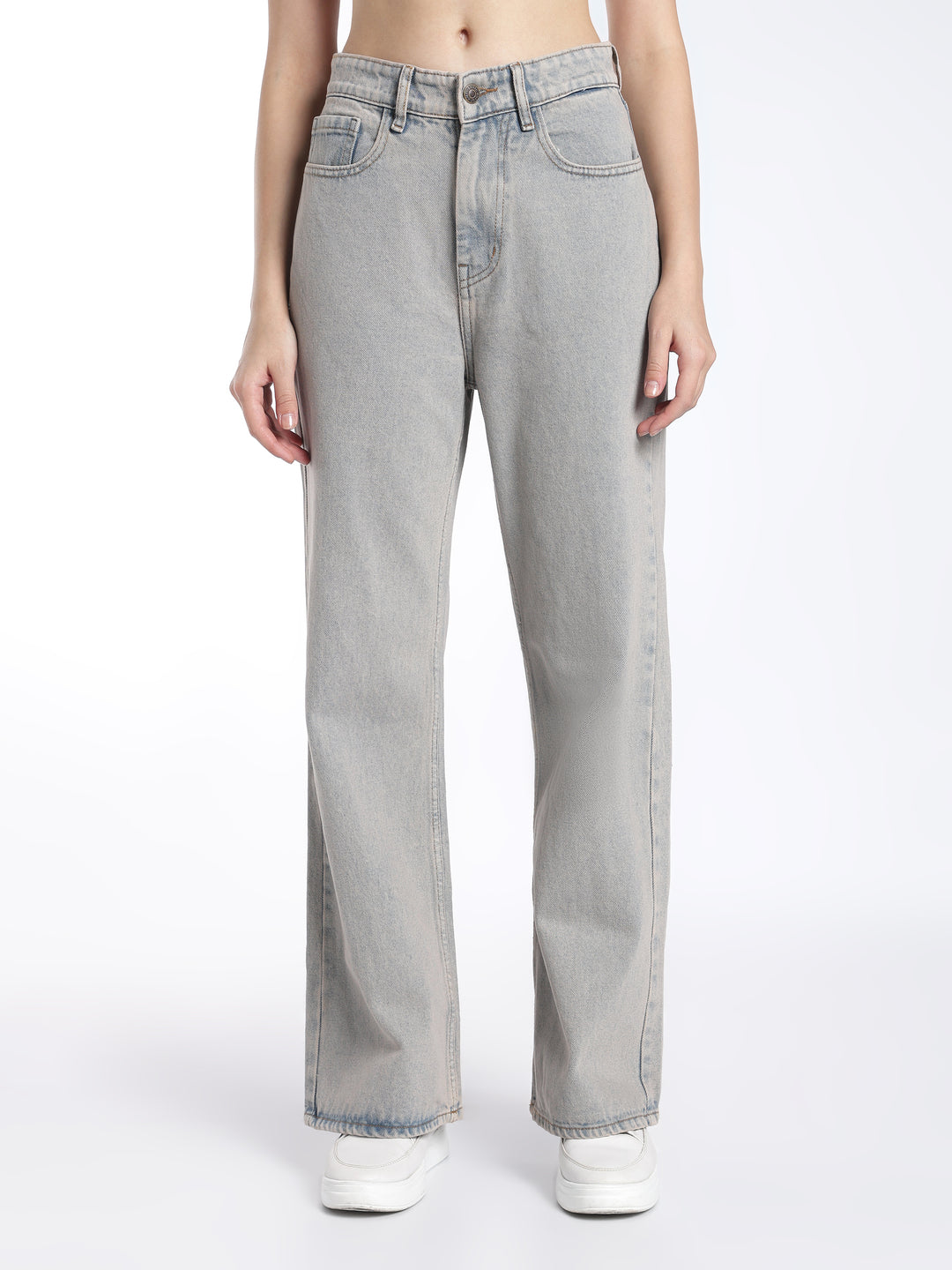 Light Blue Wide Leg Jeans