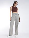 Light Blue Wide Leg Jeans